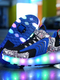 Rechargeable LED Luminous Roller Shoes for Kids and Teens