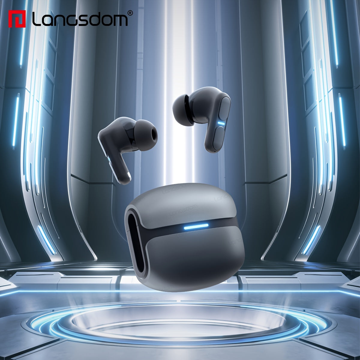 Langsdon THETA PRO True Wireless Earphones 45ms Low Latency EMC Noise Reduction