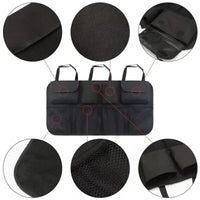 Car Trunk Organizer - Foldable Rear Seat Hanger with Multiple Pockets