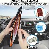 Multifunctional PU Leather Car Visor Organizer