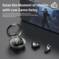 World's Smallest Invisible Earbuds Wireless Type-C Charging Case Long Standby Battery Time Sleeping Aid For Business People iPhone Android Universal