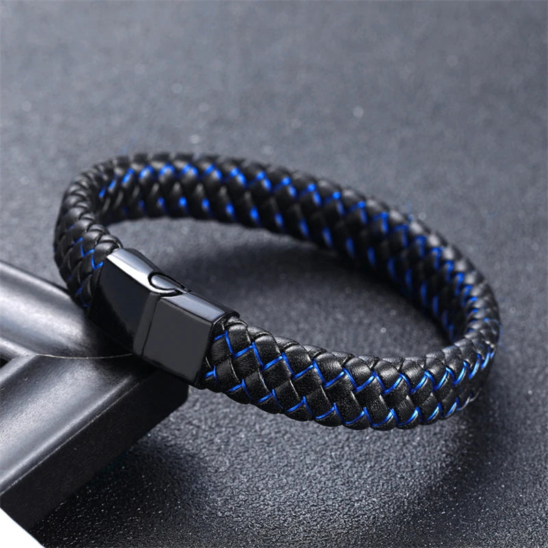 Simple Style Handmade Microfiber Leather Bracelet