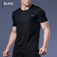 Multicolor Quick Dry Short Sleeve Sport T Shirt