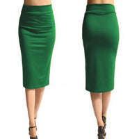 Women High Waist Skinny Pencil Skirt