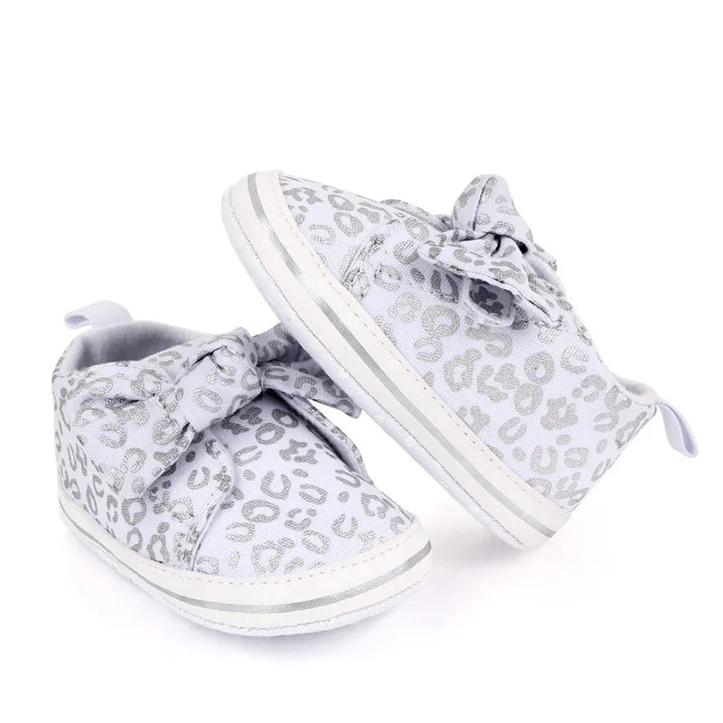 New Unisex Baby First Walkers Fashion Leopard Infants Cotton Shoes