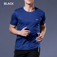 Multicolor Quick Dry Short Sleeve Sport T Shirt