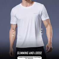 Multicolor Quick Dry Short Sleeve Sport T Shirt