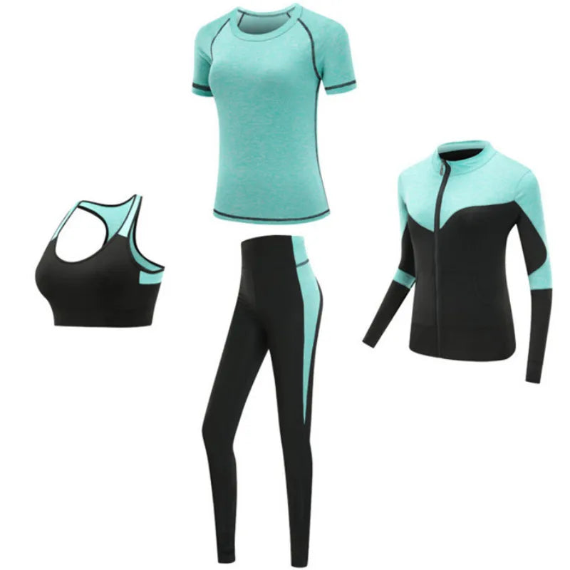 Quick dry women sportswear yoga set