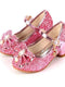 Princess Butterfly Diamond Bowknot High Heel Girl Shoes