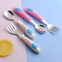 Toddler Stainless Steel Utensils Dinnerware