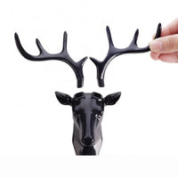 Cute Antler Hook Deer Head Key Hanger