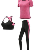 Quick dry women sportswear yoga set