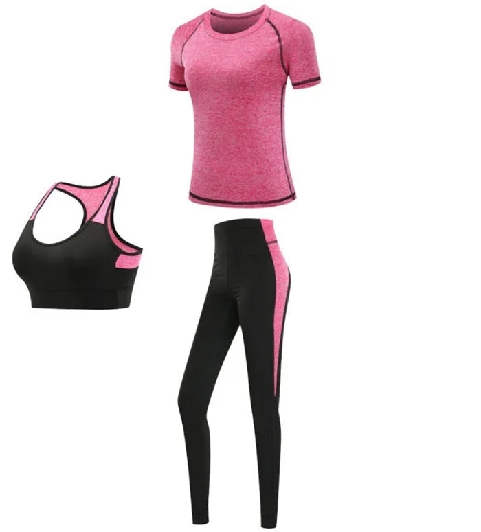 Quick dry women sportswear yoga set