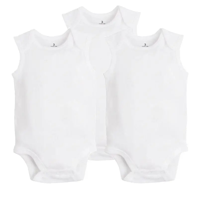 3 PCS Newborn Baby Bodysuits