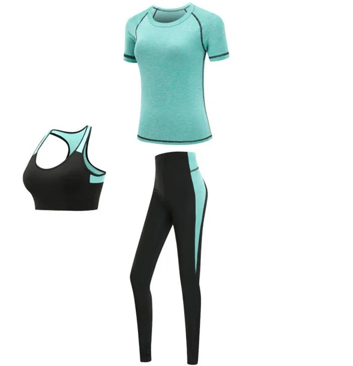 Quick dry women sportswear yoga set