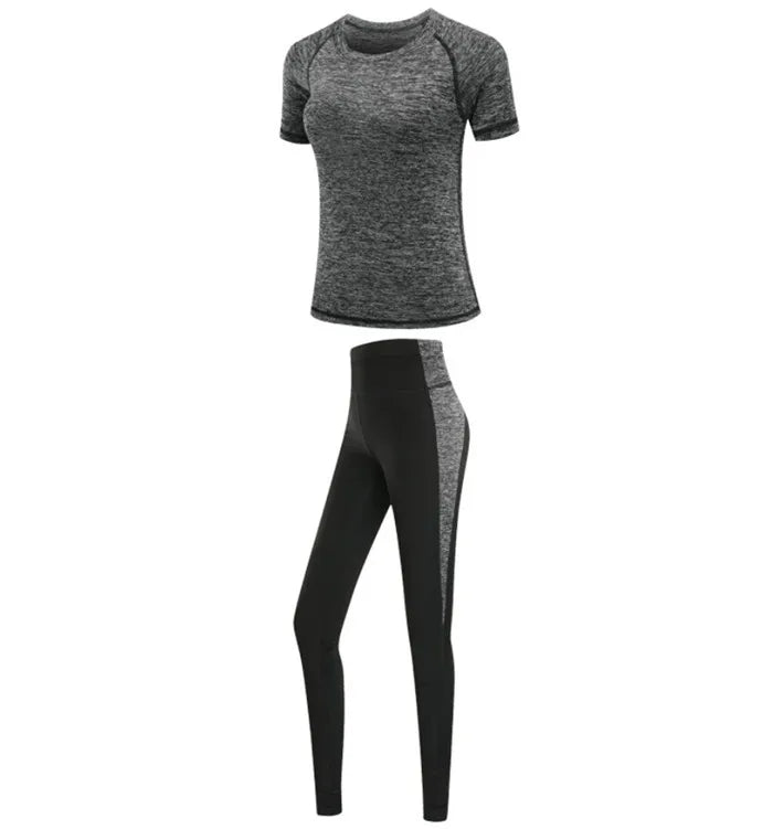 Quick dry women sportswear yoga set