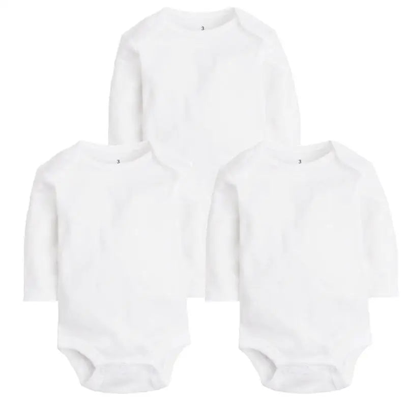 3 PCS Newborn Baby Bodysuits