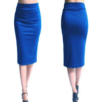 Women High Waist Skinny Pencil Skirt