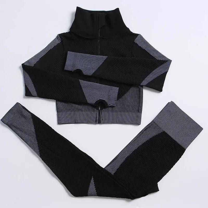 3 Pieces Yoga Sportswear For Women