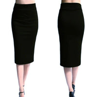 Women High Waist Skinny Pencil Skirt