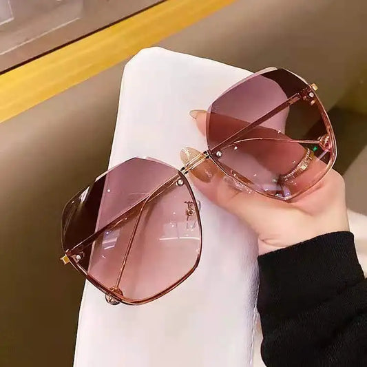 Luxury Designer Round Sunglasses Women