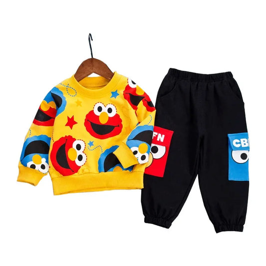 Unisex Baby Boys Girls Casual Clothes T-Shirt Pants 2Pcs/Set