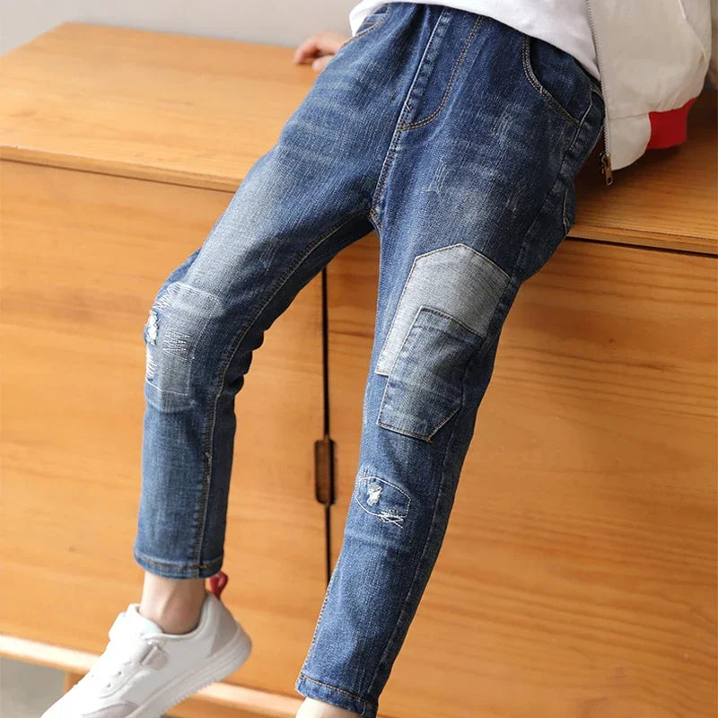 4-11 Years Boys Jeans Denim Pants