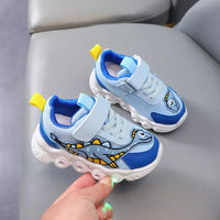 Zapatillas LED Kid Cartoon Dinosaur Unisex Casual Sneakers