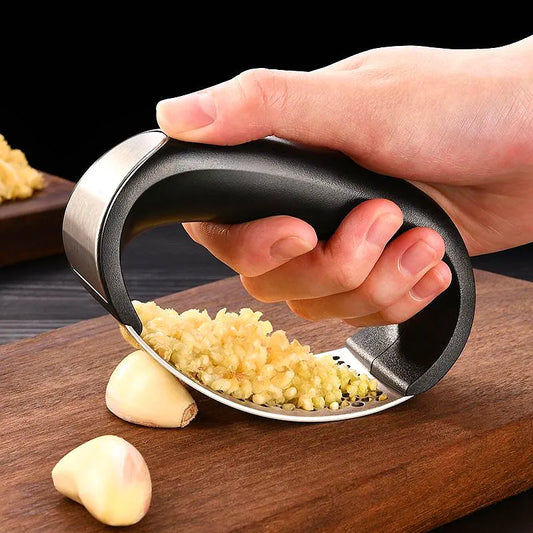 Stainless Steel Manual Garlic Mincer Gadget