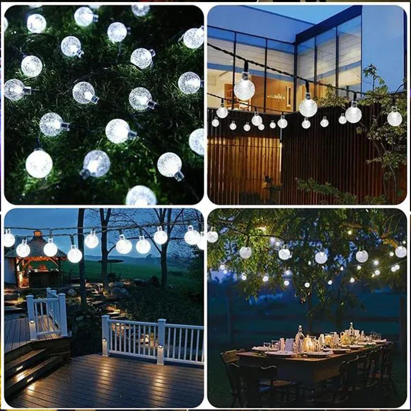 Solar String Lights for Garden Party Decor Outdoor