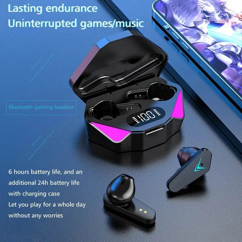 X15 TWS Wireless Bluetooth Gaming Earphones