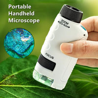 Kids Educational Pocket Microscope with LED Light