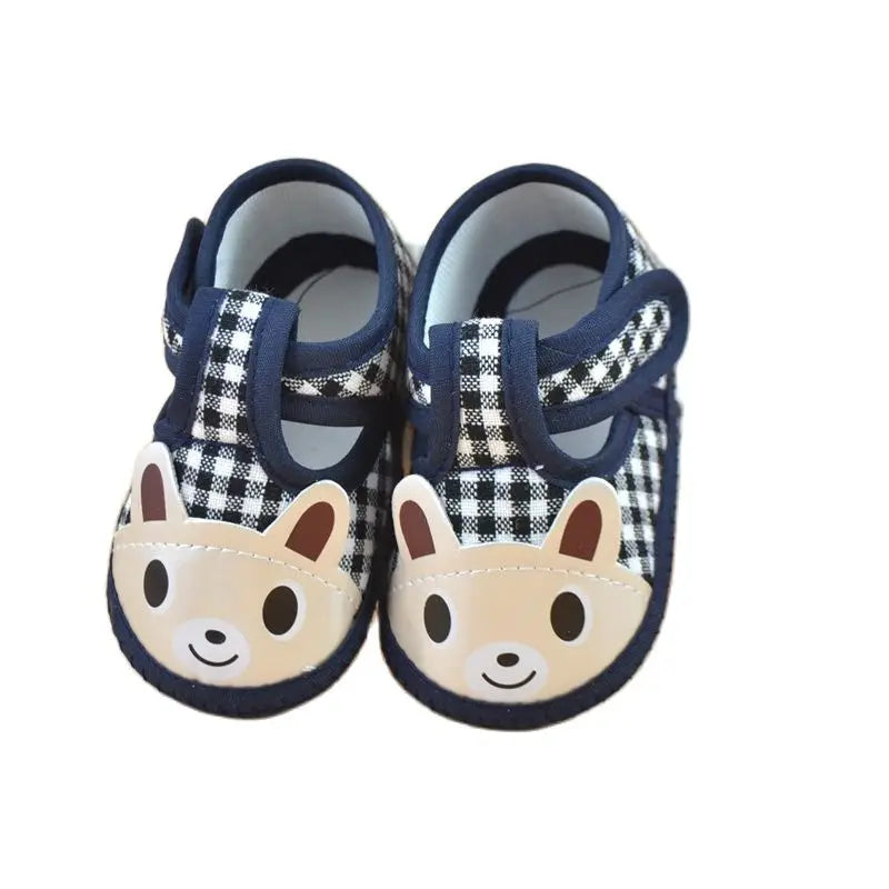 Unisex Cartoon Soft Sole Anti-slip Newborn First Walkers Booties