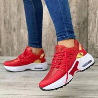 Casual Lace-up Mesh Breathable Women's Vulcanized Sneakers