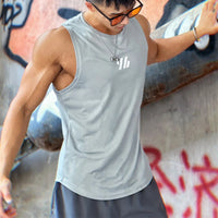 2024 newest Summer Sleeveless Gym mesh Shirt