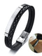 Delysia King Trendy Men Leatherwear Weave Bracelet