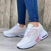 Casual Lace-up Mesh Breathable Women's Vulcanized Sneakers