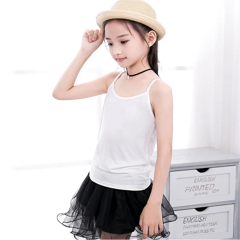 Candy Color Baby Girls Summer Sleeveless T Shirt