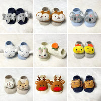 Baby Toddlers Home Floor Non-slip Cartoon Doll Cotton Socks