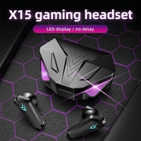 X15 TWS Wireless Bluetooth Gaming Earphones