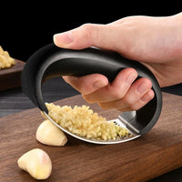 Stainless Steel Manual Garlic Mincer Gadget