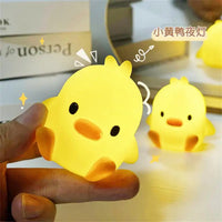 Cartoon Duck Night Light Cute Nerdy Animal Bedroom Bedside Lamp for kids