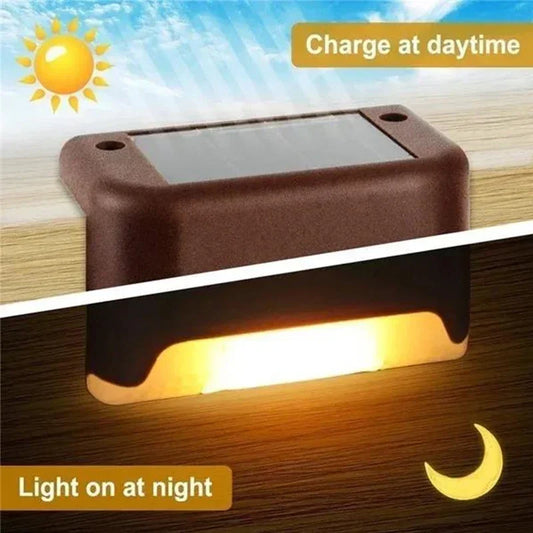 Solar Outdoor Lights For Deck Balcony Railings - Pack of 16