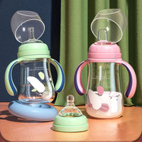 3 in 1 Baby Feeding Heat Resistant Duckbill Bottle