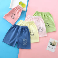 Summer Kids Cotton Beach Shorts For Girls