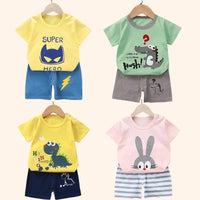 2PCS Short sleeve Toddler Sets For Boys Girls