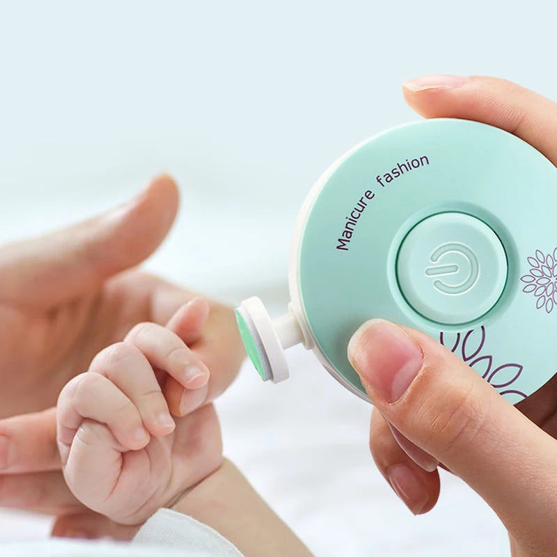 Electric Baby Nail Trimmer Polisher Tool