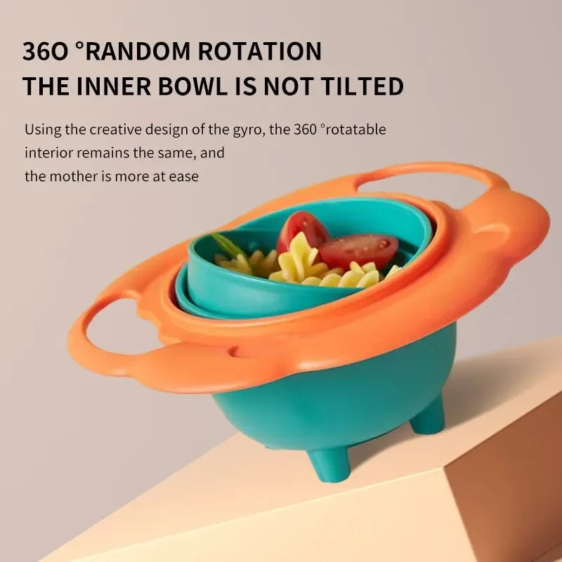 Baby Gyro 360 Rotate Bowl Spill-Proof