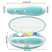 1pc Nail Trimmer File with LED Light for Newborn Toddler