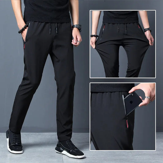 2024 Men's Running Pants Quick-Dry Thin Casual Trousers